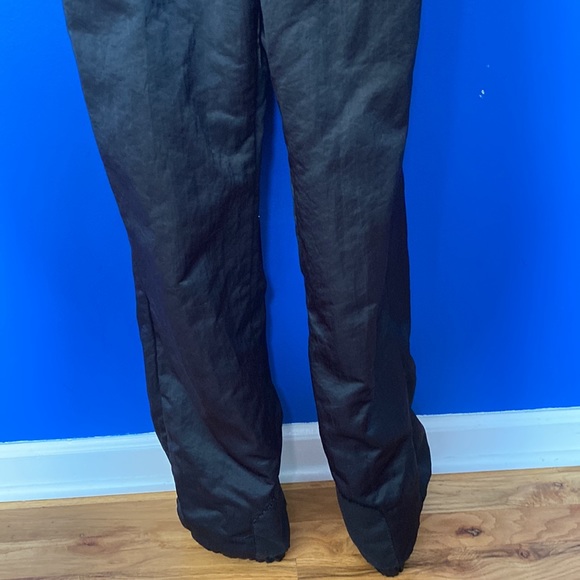 VNTG 1990 NILS Black Satin One Piece Ski Suit Sz 10 - Picture 5 of 15